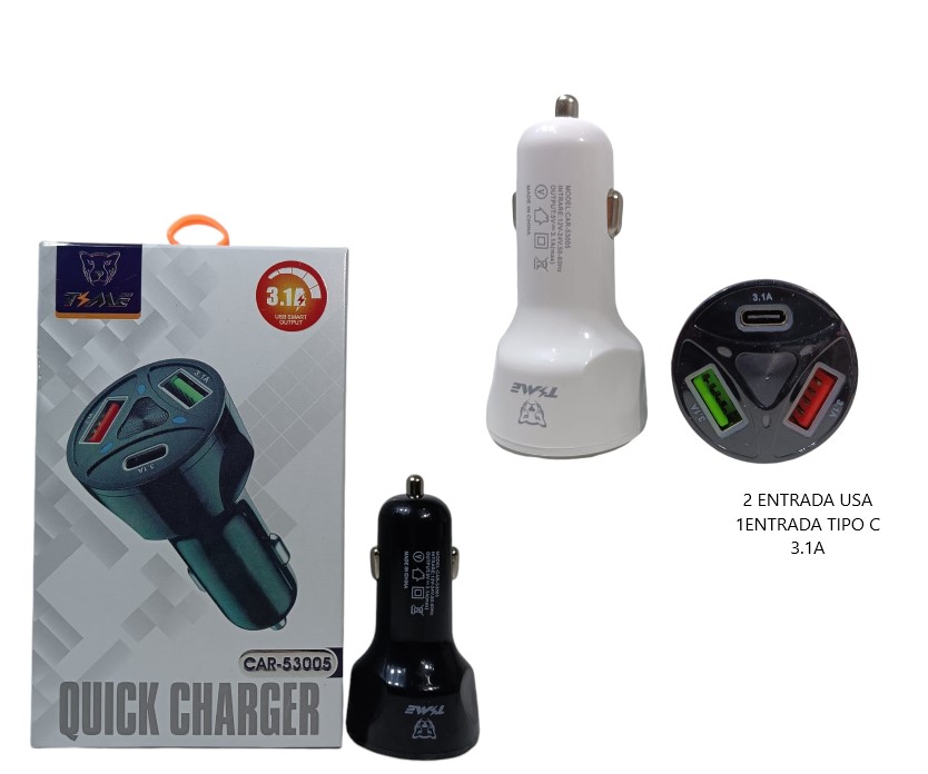 Cargador auto 53005