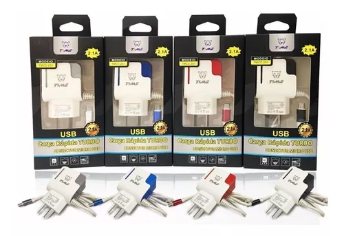 Cargador time 2.1 v8 1 usb
