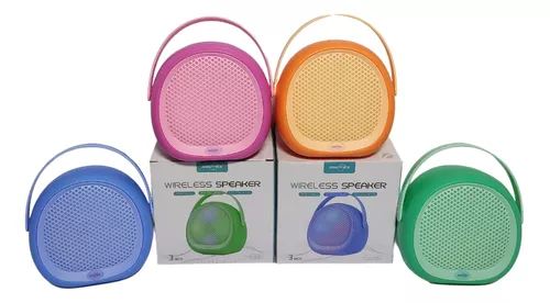 PARLANTE 3PLG BT COLORES C/LUZ 1945