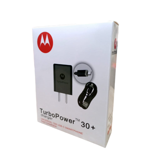 CARGADOR TURBO MOTOROLA 30W TYPE C