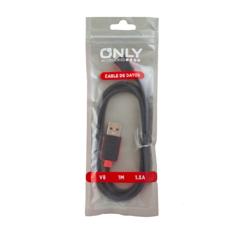 Cable USB a micro USB v8 económico 