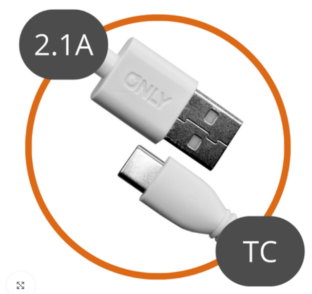 CABLE USB a TIPO C  SUELTO BLANCO