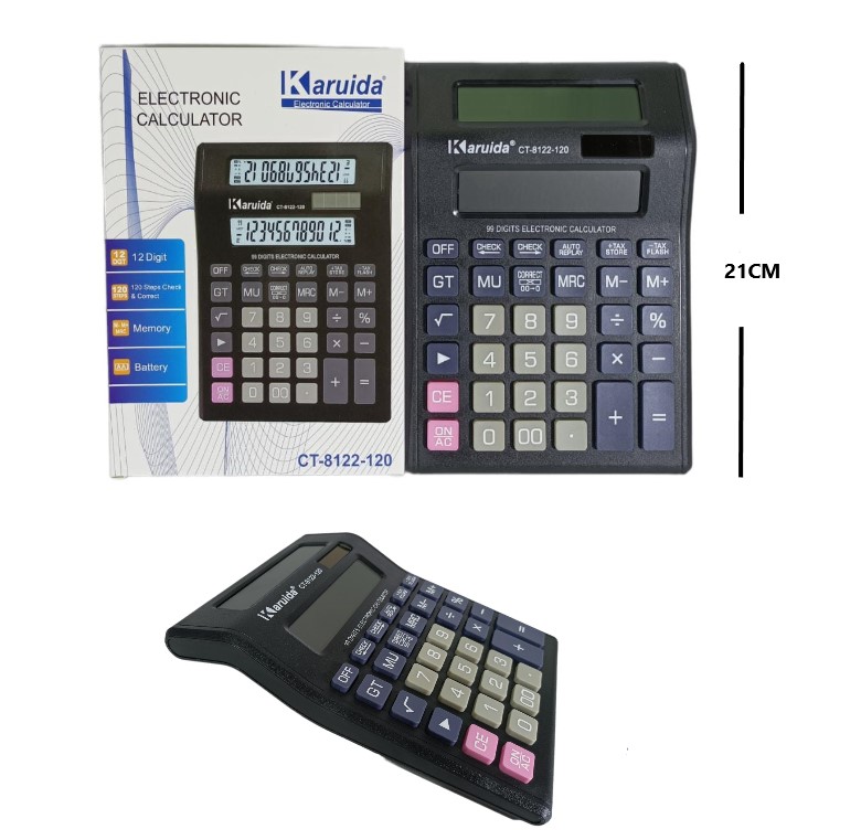 Calculadora doble visor grande