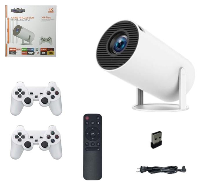 Proyector 4k con 2 joystick
