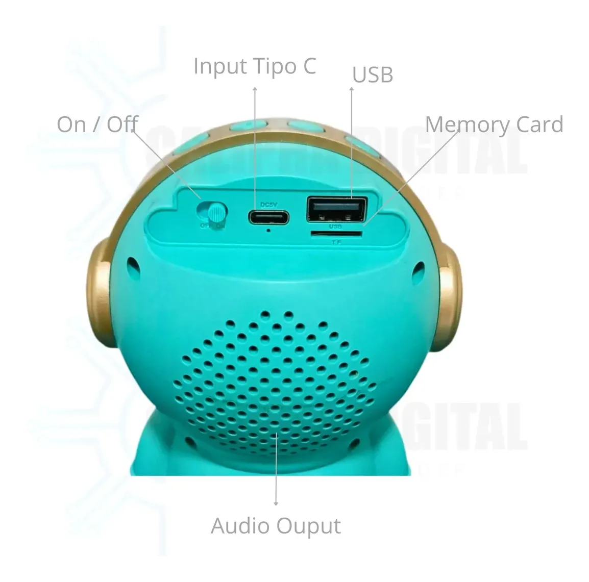 Parlante astronauta 21010