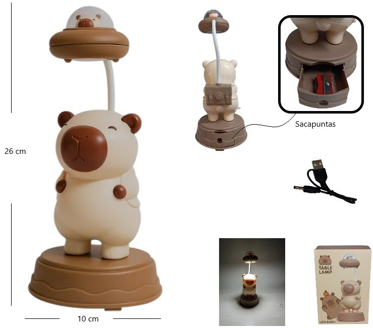 Velador capybara 83061