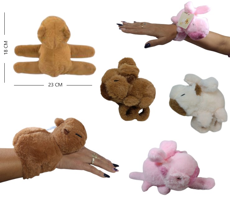 Pulsera peluche capybara