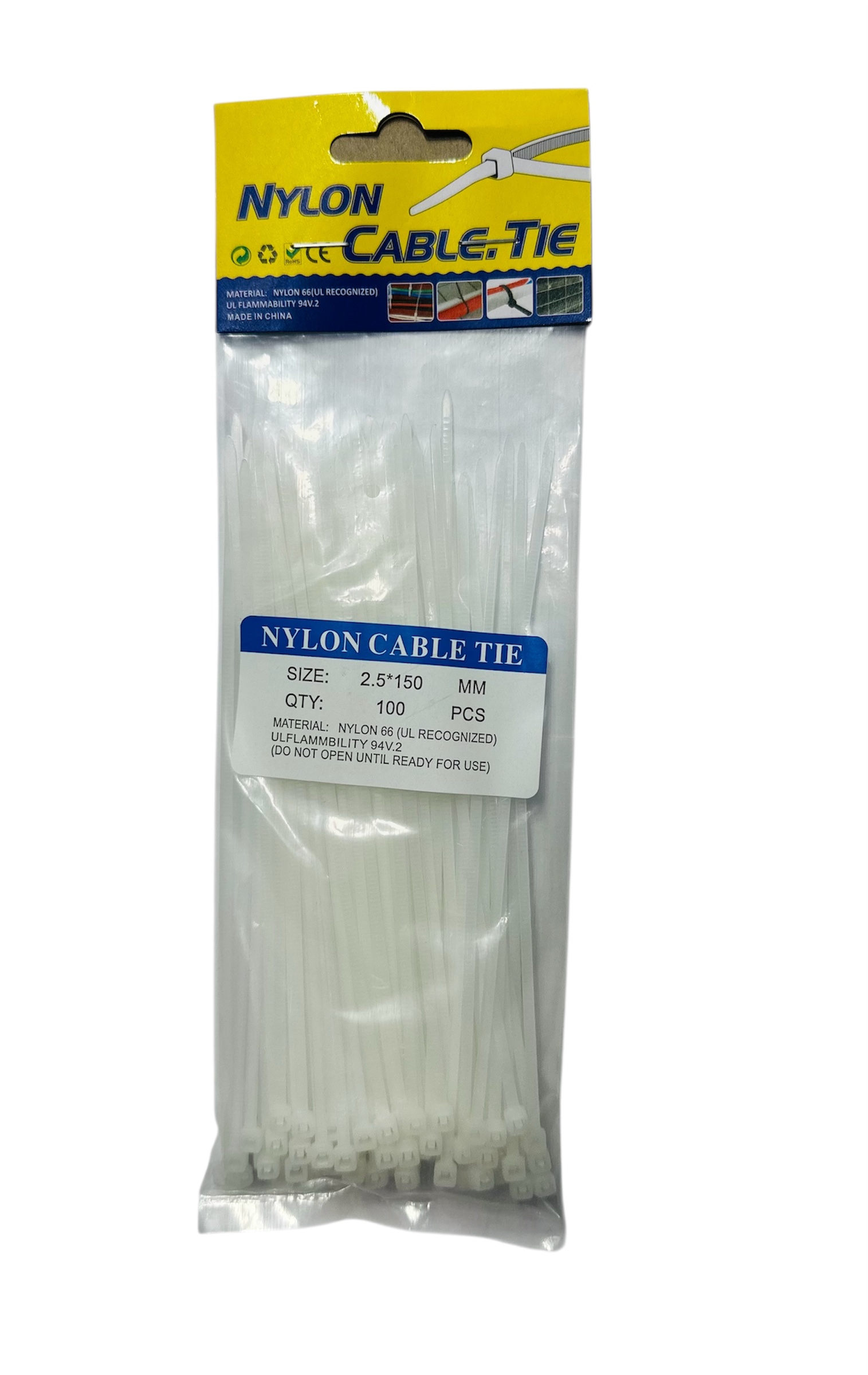 Precintos en bolsa 200mm