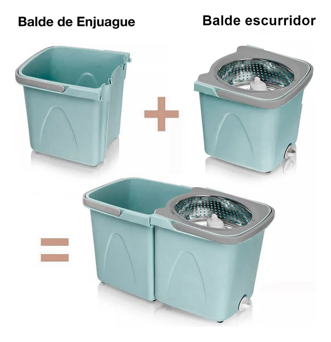 Mopa doble balde centrifuga