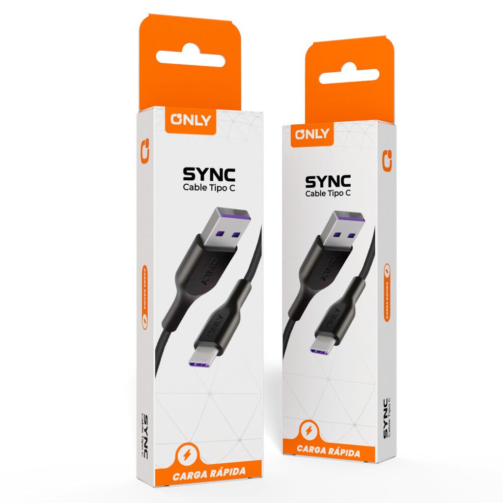 Cable sync Tipo C negro