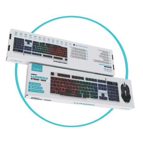Teclado + mouse gamer  xaea