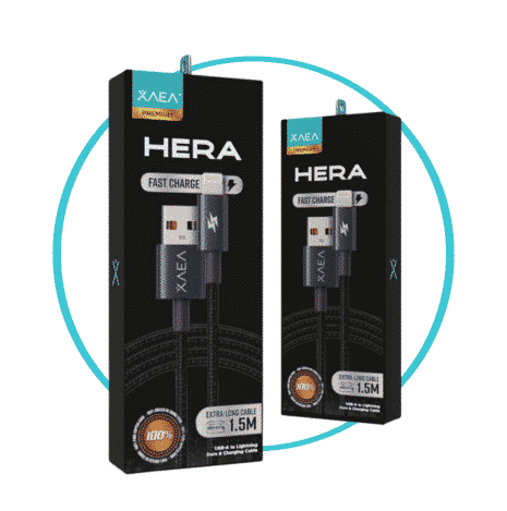 Cable iphone Hera azul