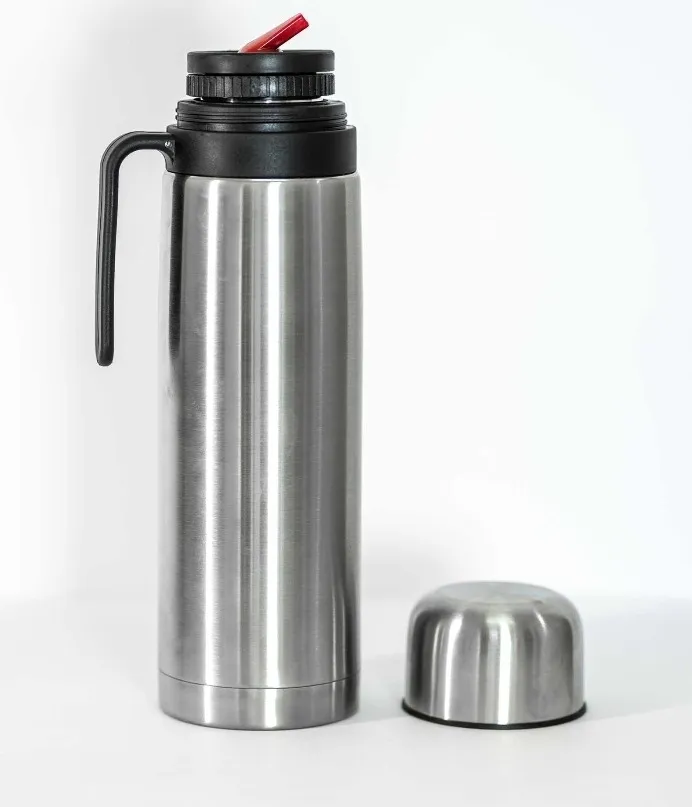 Termo gris 1 litro pico cebador