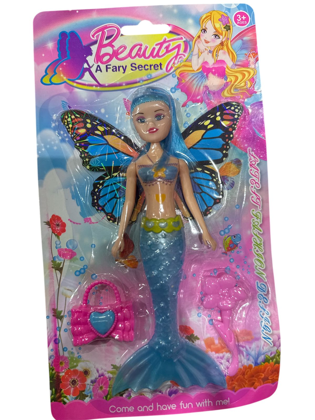 Hada sirena con carterita