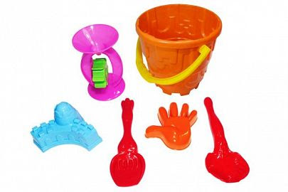 Balde + 5 accesorios c/ molde en red