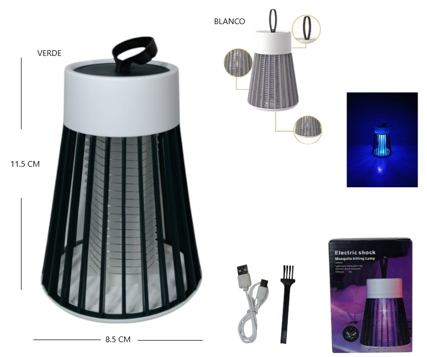 Lámpara mata mosquitos
