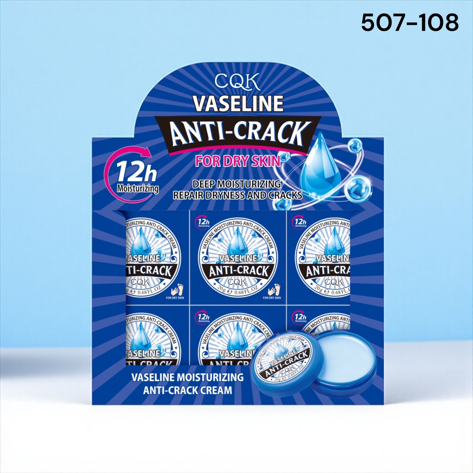 Crema p/pie seco vaseline 20grs