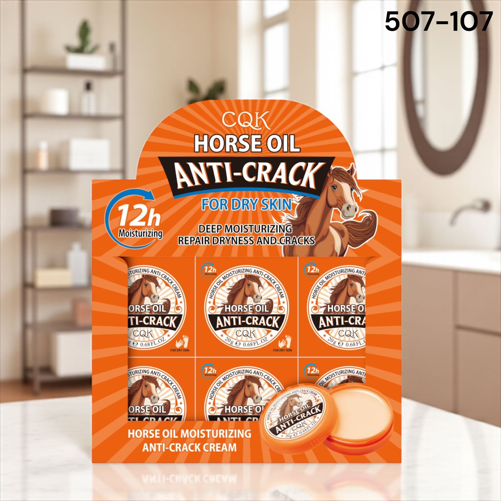 Crema p/pies horse oil 20grs