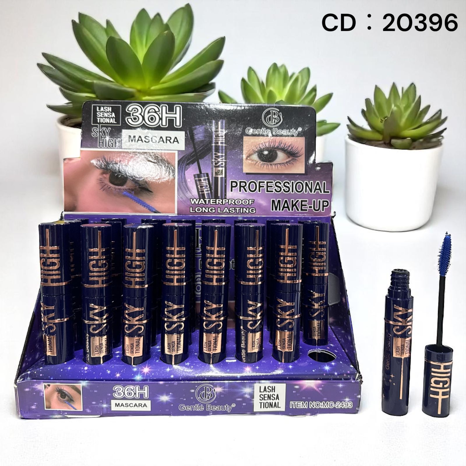 Mascara de pestañas azul 81075