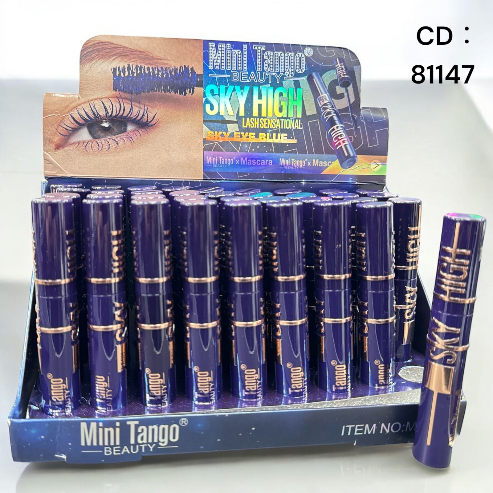 Mascara de pestañas azul tango 80048