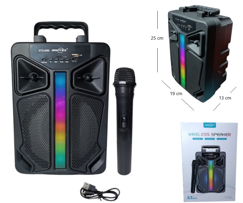 Parlante BT 2066   6.5" c/mic