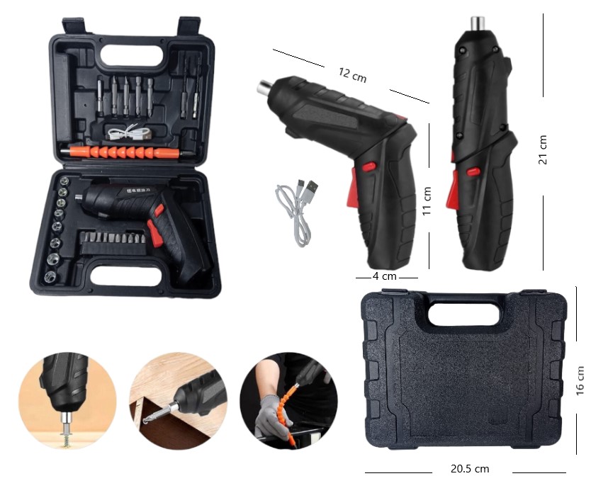 Destornillador inalámbrico recargable