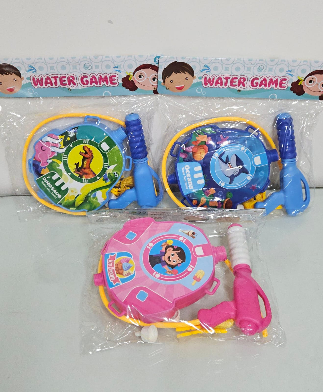 Pistola de agua c/ mochila