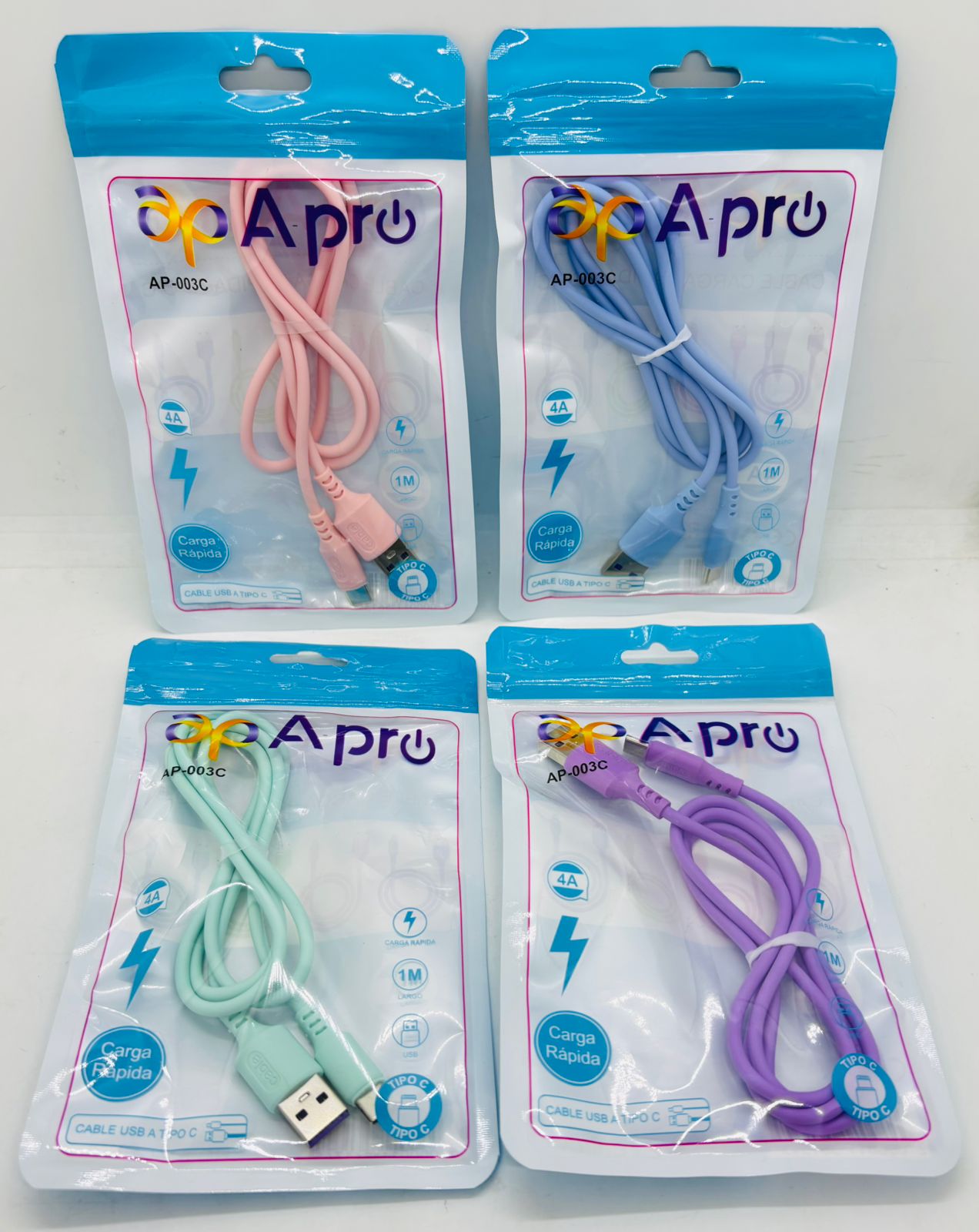 Cable tipo C en bolsa apro