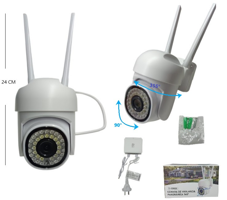 Camara de videovigilancia  2 antena