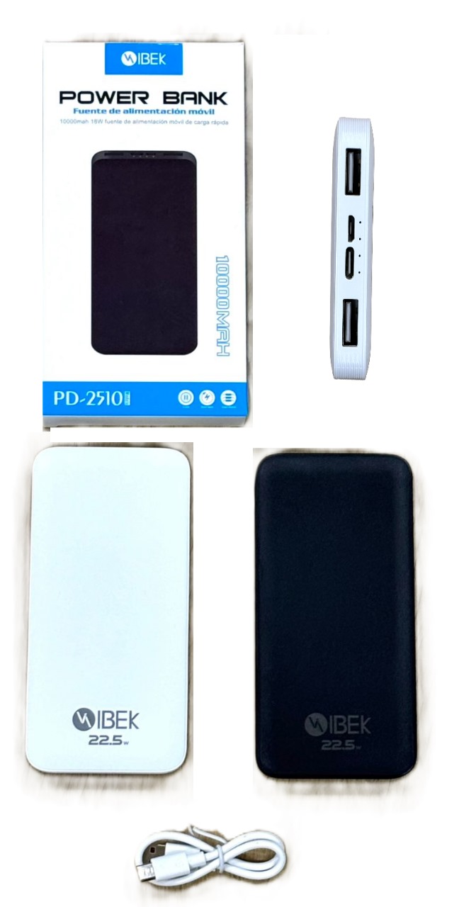 Powerbank 10.000mha carga rápida