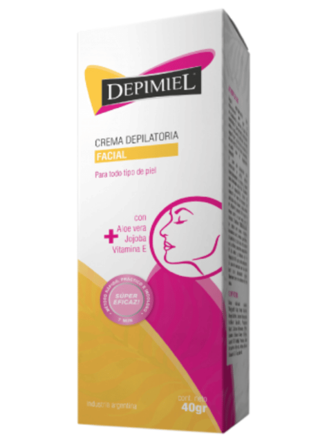 Crema depilatoria p/rostro 40grs