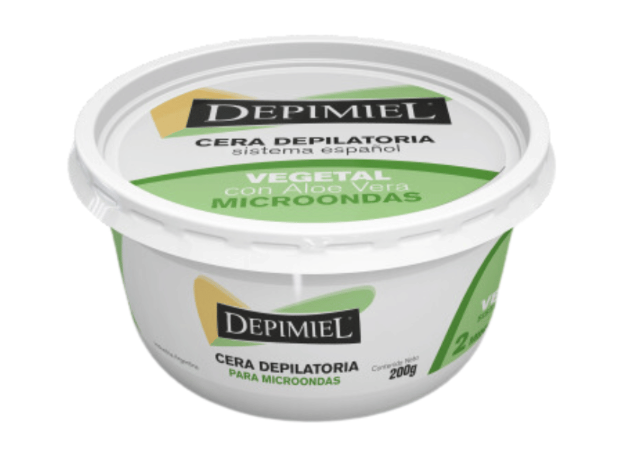 Cera Depilatoria p/Microonda 200g verde