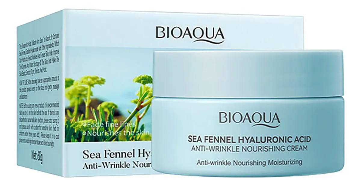 Crema facial ácido hialuronico nutre antiarrugas