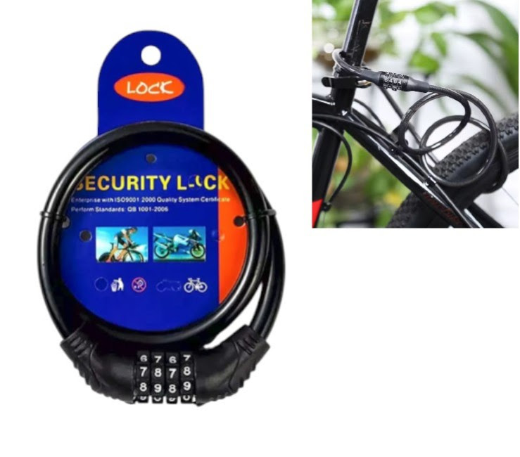 Cadena de bici con código