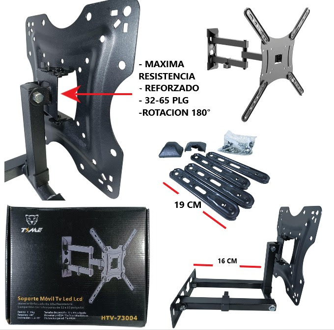 Soporte tv móvil reforzado