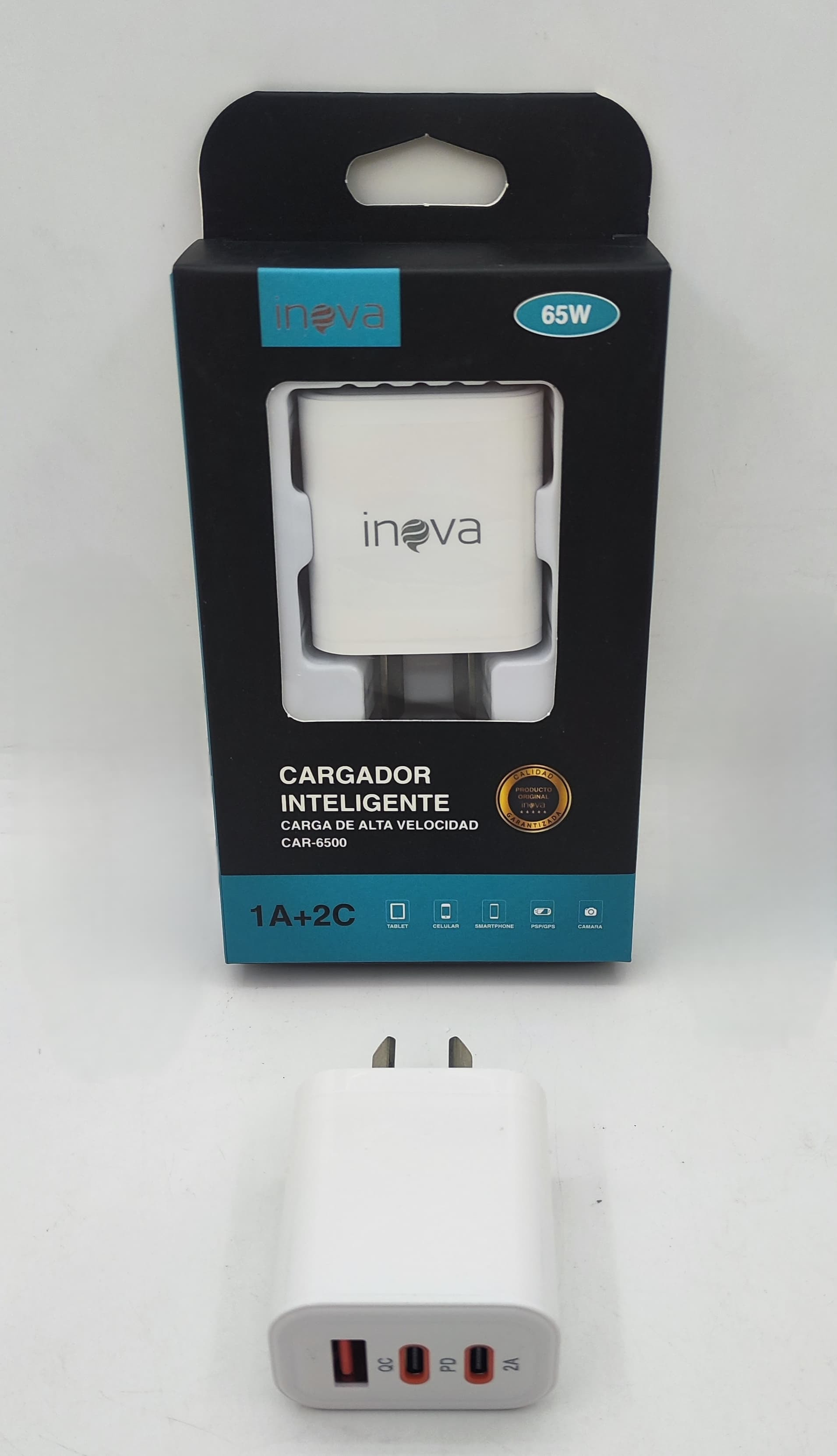 CABEZAL inova 65w   2 TC + 1 USB