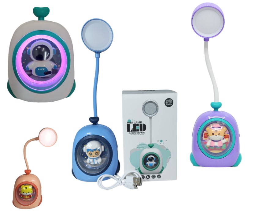 Velador c/luz de noche recargable 83048