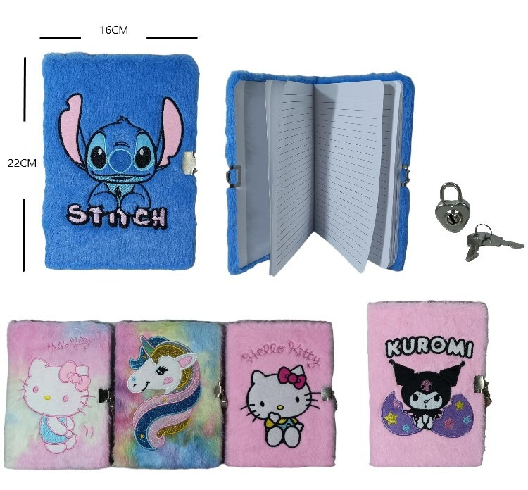 Agenda peluche personajes (lujo)