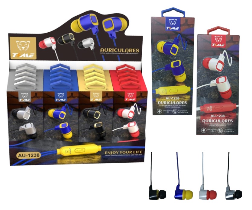 Auricular m/l time caja 1238