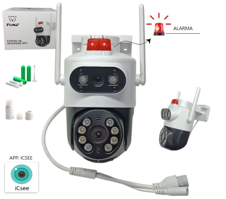 Camara DOBLE videovigilancia TIME