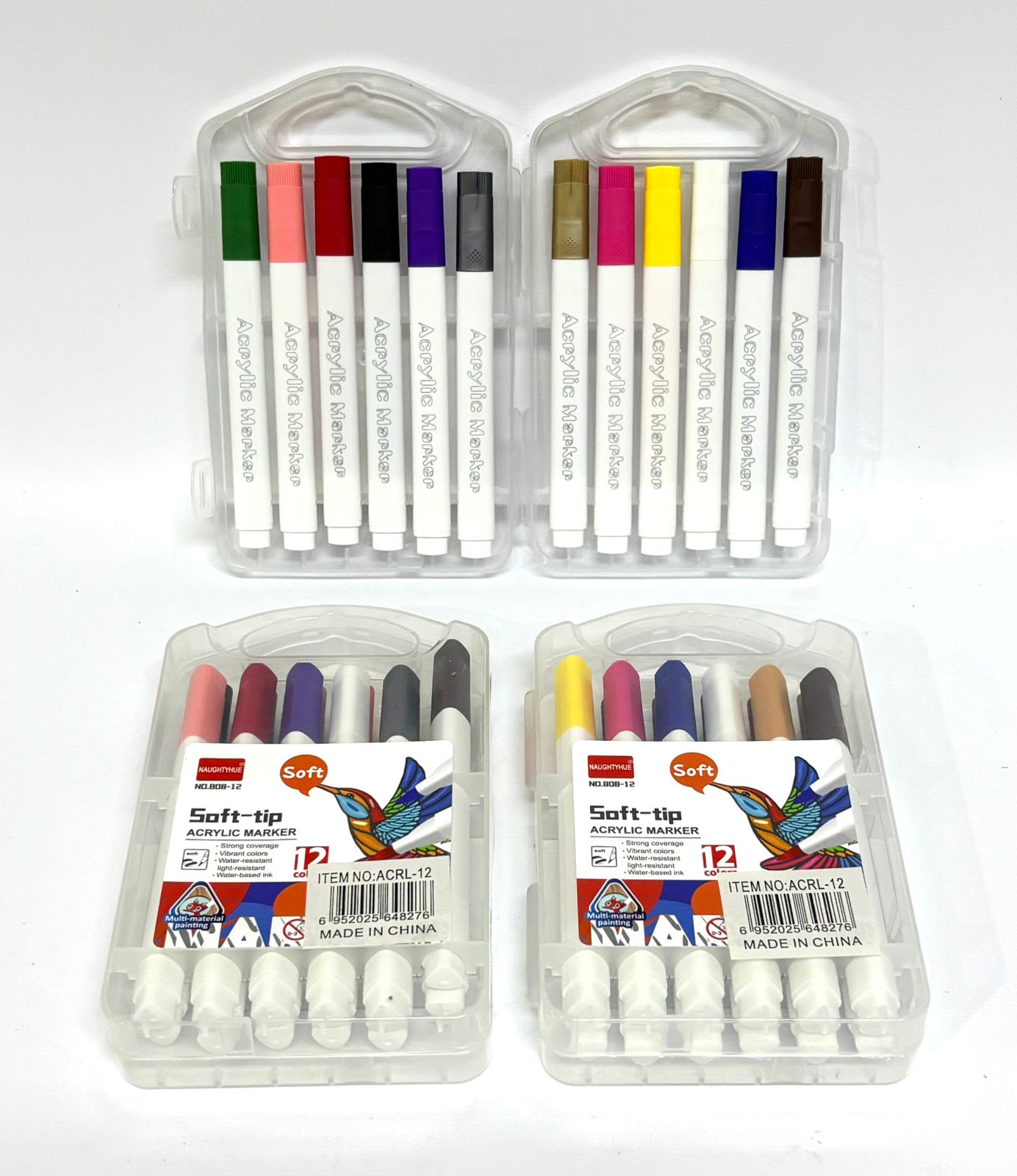 Marcador acrilico x12