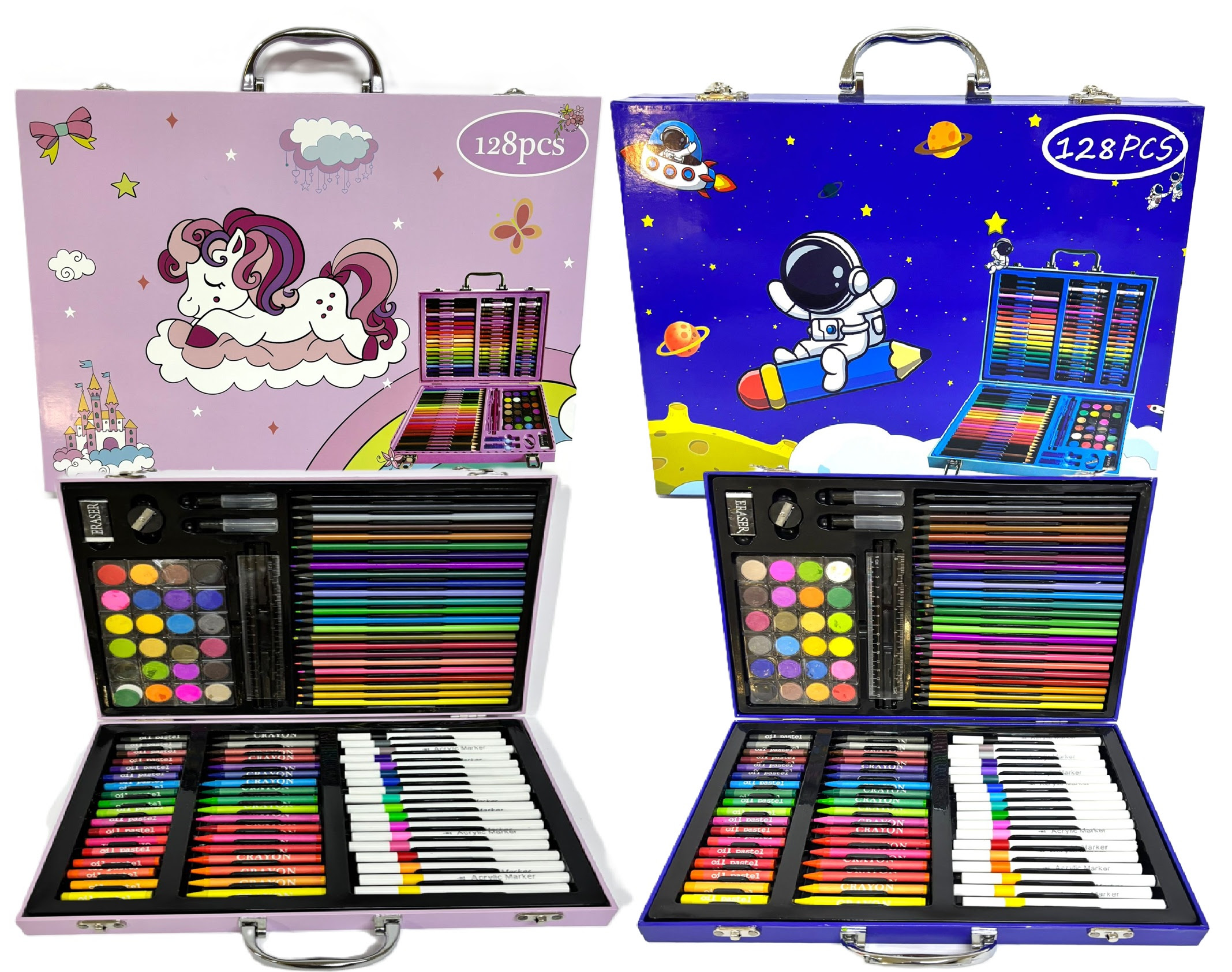 Valija 128 piezas excelente calidad