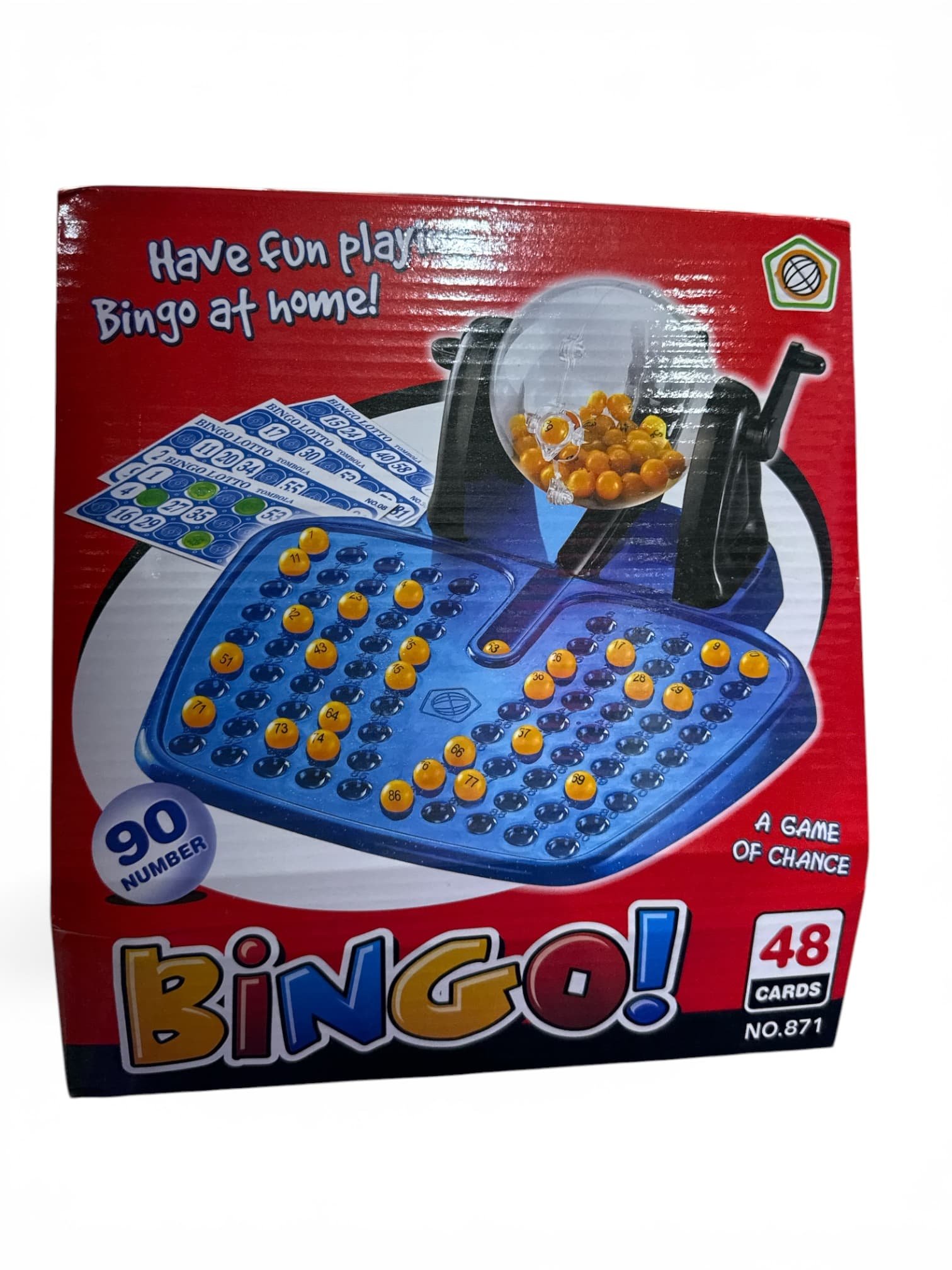 Bingo con bolillero e/caja 48 cartones