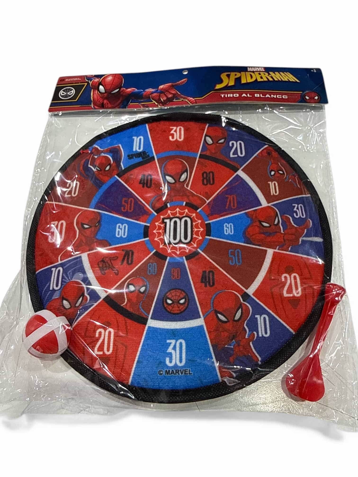 Tiro al blanco hombre araña 7000
