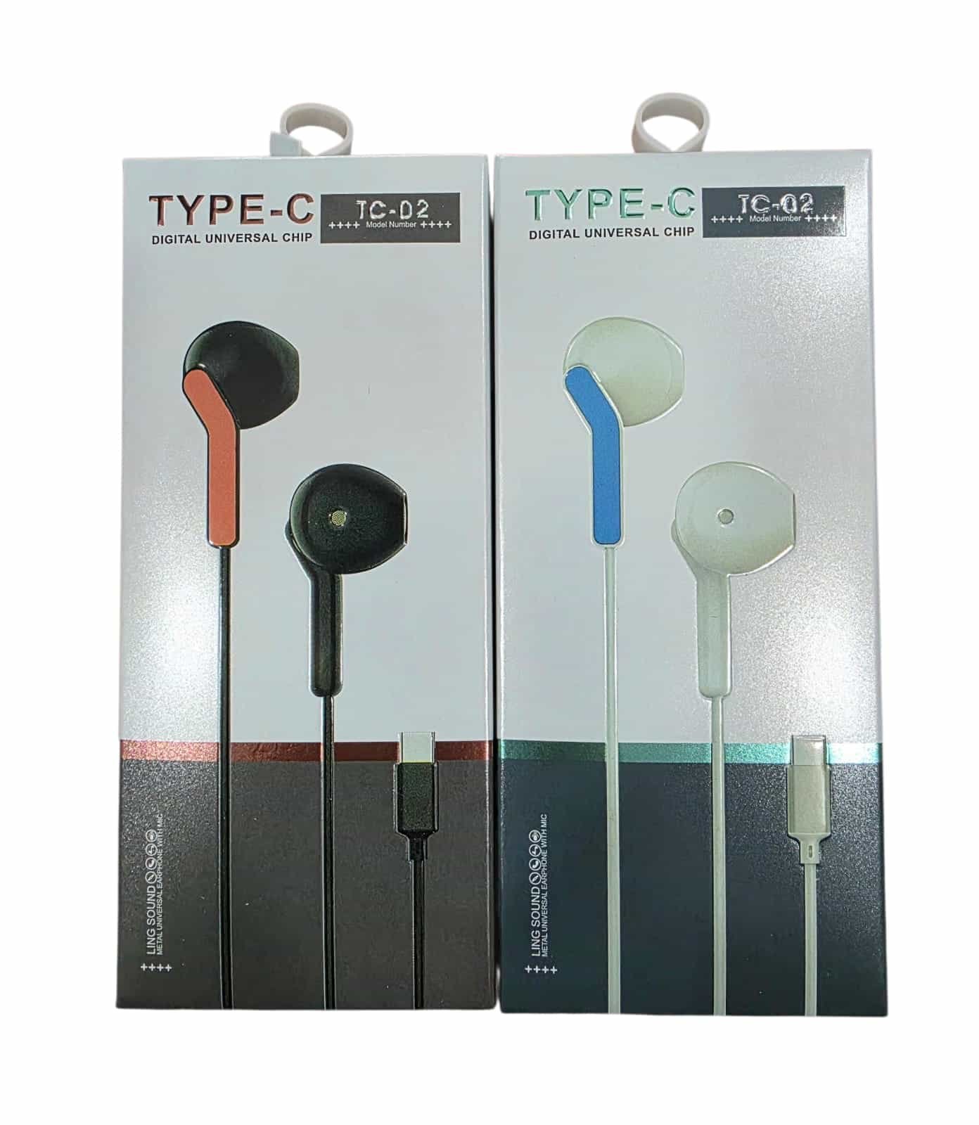 Auricular con cable tipo C   TC-02