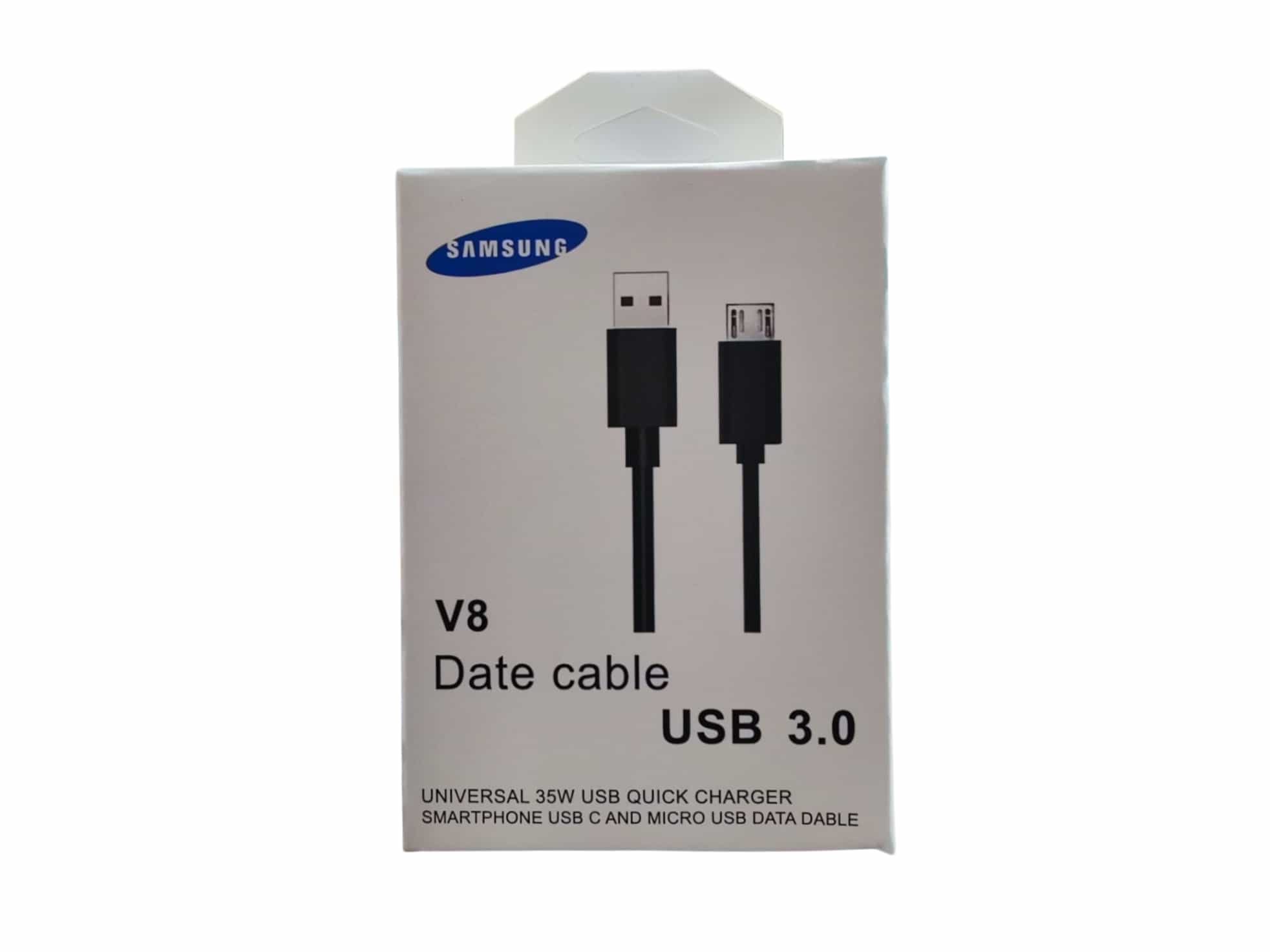 Cable V8 en caja samsung