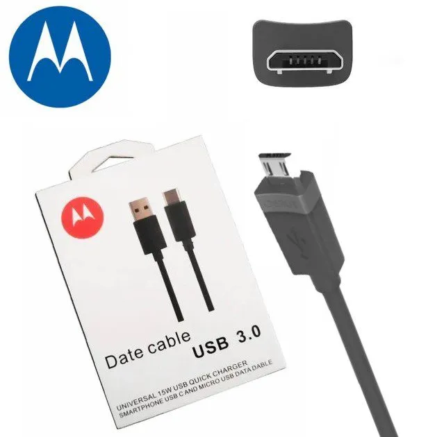 Cable V8 motorola en caja