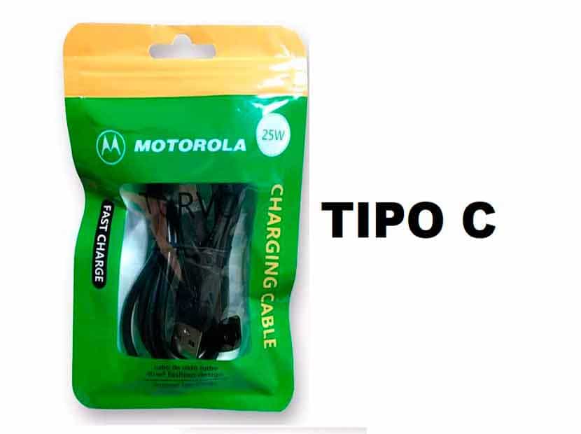 Cable motorola tipo C en bolsa