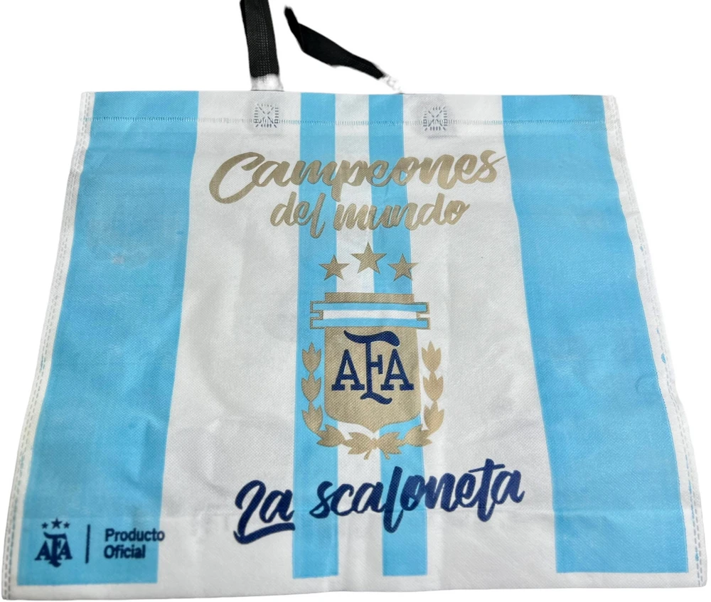 Bolsa de compra friselina argentina 40x45cm