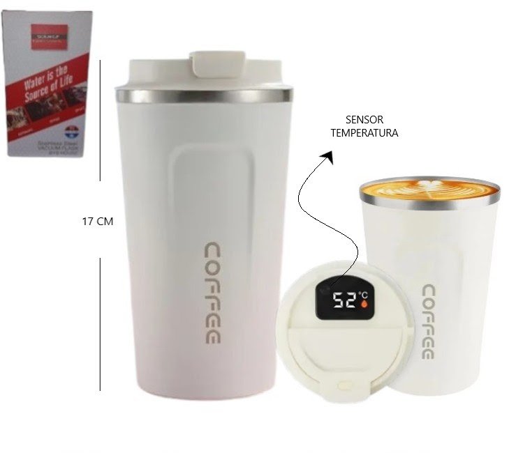 Vaso térmico 500ml c/temperatura